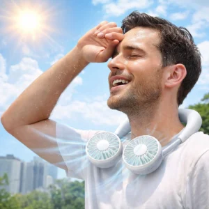 Portable neck fan