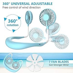 portable neck fan - Image 8